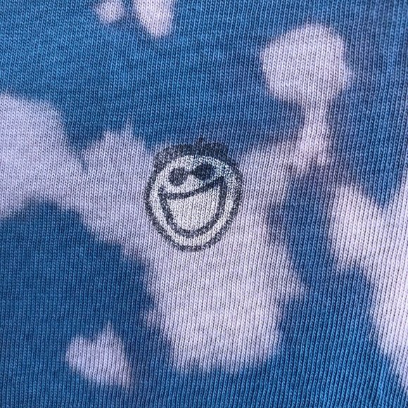 Life Is Good Shirt Tie Dye Peace Out Blue T-Shirt - Picture 5 of 6